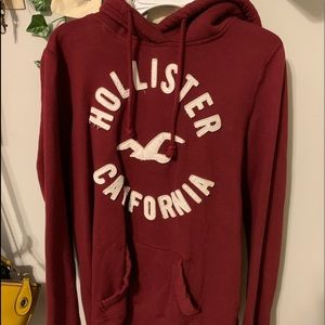 Red Hollister Women’s Hoodie